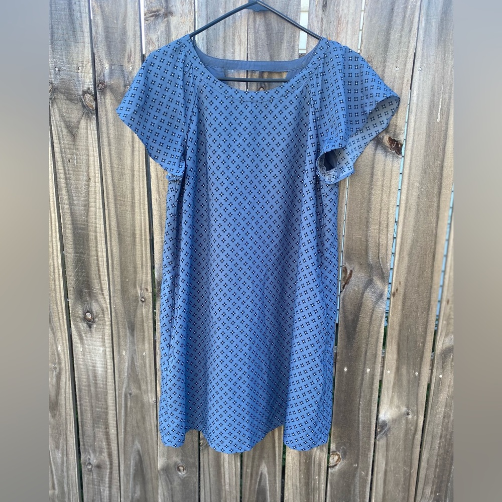 Abercrombie & Fitch blue floral dress size small